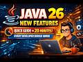 Java 26 is HERE 🚀 – 6 Features That Will Change Coding Forever!
