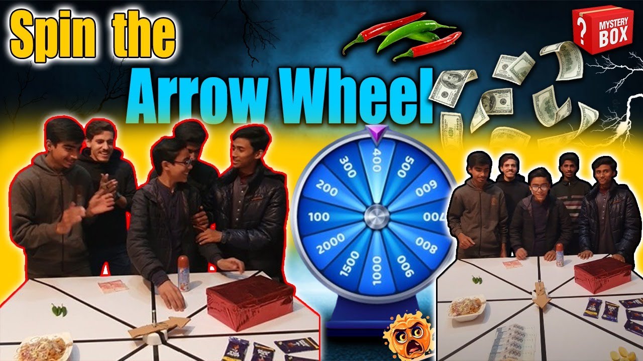 Spin The Arrow Wheel And Win Rewards Ever Funny Game Challenge Youtube