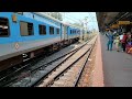 howrah barbil janshatabdi express 12021 departing kharagpur station. janshatabdi express