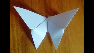 Mariposa de Papel, Animales de Papel, Cómo hacer una Mariposa de Papel, Rápido y fácil de hacer