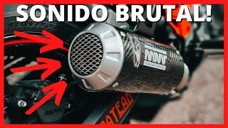 El MEJOR Escape para la Kawasaki Z900? Mivv MK3 Carbono, MONTAJE y PRUEBAS de SONIDO!!//Nilmoto