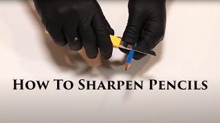 How To Sharpen Pencils With ARA Boston Instructor Eric Johnson