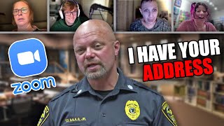 Trolling POLICE OFFICERS on Zoom!