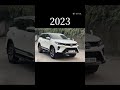 evolution of toyota fortuner 2009 2023 fortuner landrover thar4x4 lamborghini offroad