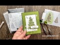 Stampin' Up! Frosted Forest Card w/ Embossing Paste | 12 Days of Christmas in July: Day 9