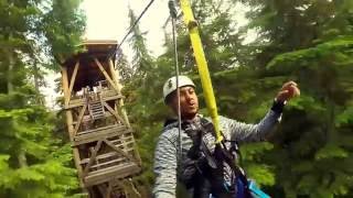 Ziplining in Whistler