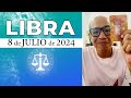 LIBRA | Horóscopo de hoy 8 de Julio 2024 | Esa persona espera con paciencia libra