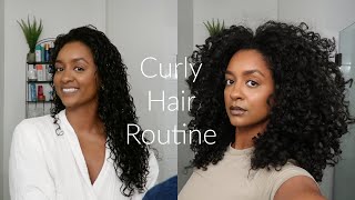 My Curly Hair Routine | Wash, Style, Diffuse