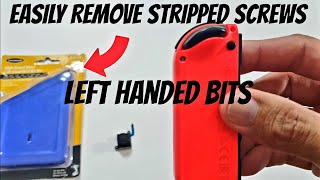 Remove A Stripped Joy-Con Screw With Left Handed Bits - No Damage