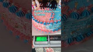 Twin kids👫 kudos birthday cake pink and blue #shortsfeed #cake #ytshorts #shorts