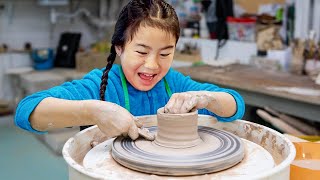 Jannie Pretend Play Making Clay Pottery | Fun Kids Arts and Crafts Toys