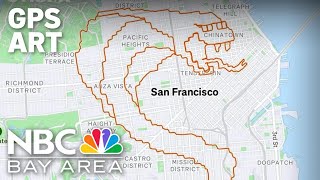 'My canvas is San Francisco': Runner uses GPS to create amazing artwork