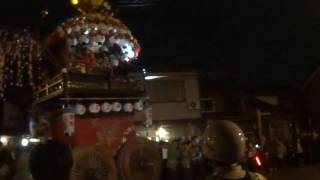 大門町曳山祭り　田町　１８００度ターン