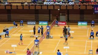 全国高校選抜バドミントン大会2018・女子個人シングル準決勝の模様