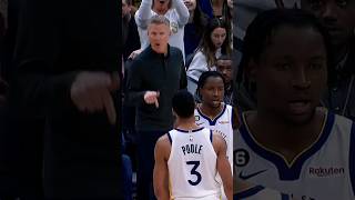 Steve Kerr GOES IN ON Jordan Poole for making TOO MANY MISTAKES!👀 #shorts