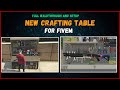 Free | Qbcore & Esx | New Crafting Table For Players | Gun Crafting  | Installation And Setup | 2024