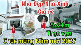 💝TẾT 2025-Nhà đẹp Trọn Vẹn 5x21m.Mặt tiền đường thông gần chợ Bình Chánh-KimThủy bàn giao SHR có sẵn