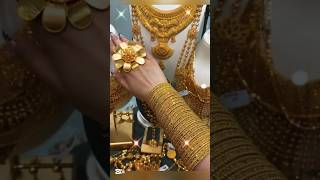 Beautiful Arabic bridal jewellery #gold #jewellery