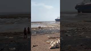 Alang Ship Breaking Yard Inside view #alangshipbreakingyard #alang #vlog #bhavnagar