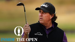 INSIDE THE OPEN - Mickelson practices flop shots