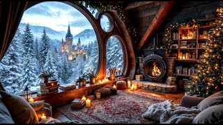 ❄️ Cozy Cabin Dreams: Relax by the fireside as snow blankets the world outside