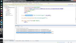 Correlation Parameter Setup Runtime Settings in LoadRunner