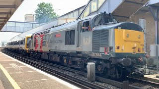 37884 Drags 465017 \u0026 019 through Gillingham *Thrash*