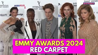 Isadora Cruz, Adriana Barraza, Damian Hardung, Audrey Fleurot Grace International Emmy Awards 2024