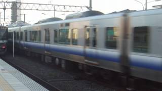 (HD720p)225系　快速天王寺行き日根野駅発車