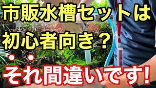 【本音】水換えしない・○点水槽セットで上手に管理するのが難しい理由