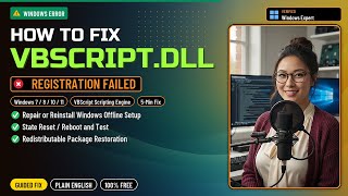 How to Fix vbscript.dll Scripting Errors!