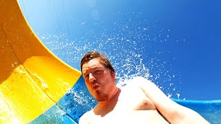 Crazy Water Slide in Miami, but in Australia | Nobby Beach Resort