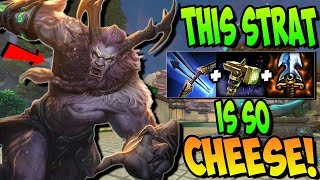 THIS STRAT IS SO CHEESE! CERNUNNOS RUNEFORGED BUSTED BUILD! - Masters Ranked Duel - SMITE