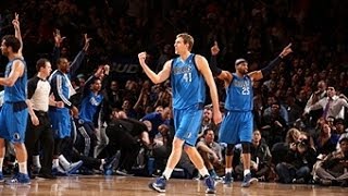 Dirk Nowitzki Rattles in the Buzzer Beater to Beat the Knicks!