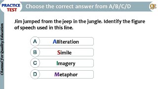 Figure of Speech MCQs with answers by Quality Education | Practice Test on Figure of Speech