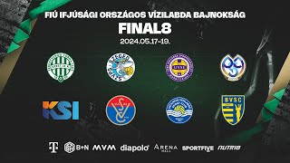 FIÚ IFJÚSÁGI VÍZILABDA FINAL 8  |  Bronzmérkőzés FTC – UVSE