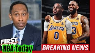 URGENT !!!🚨BREAKING NEWS🚨'Lakers are waiting' - Stephen A.- Bronny James to enter 2024 NBA Draft -