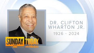 Clifton R. Wharton Jr., pioneer who broke racial barriers, dies at 98