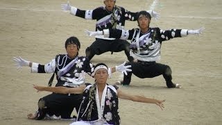 2008 筑紫丘高校大運動会 白応援団演舞