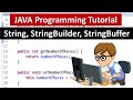 Expandable String Java | StringBuilder OR StringBuffer | Java Tutorial