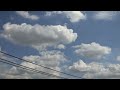 timelapse clouds in the sky.　タイムラプス動画　雲の動き　2015 09 11