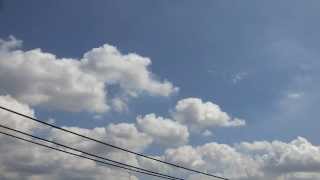 Timelapse, clouds in the sky.　タイムラプス動画　雲の動き　2015/09/11