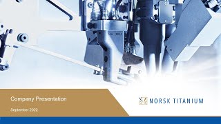 Norsk Titanium AS (OTCQX: NORSF | Norway- Oslo Bors: NTI): Virtual Investor Conferences