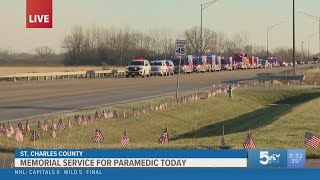 Fallen St. Charles County paramedic Sarah McCarthy honored with heartfelt procession, funeral