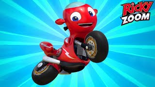 Fun Stunts! ⚡ Ricky Zoom ⚡Cartoons for Kids | Ultimate Rescue Motorbikes for Kids