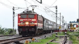 Midmount Red Hot Beauty : LGD WAP4 With 11303 HYB - KOP Express at Speed | Indian railways