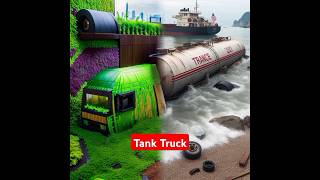 Truk Tangki Di Laut#shorts #viralvideos #trending #animasimobiltruk #bus#truk #tronton #herichannel