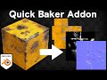 How to Use Quick Baker: Texture Baking Addon for Blender (Updated)