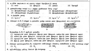 free paper class 01     ( for grade 11science student ) 2019 mcq tamil explain