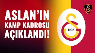 Galatasaray, Süper Lig'in 22. Haftasında Gaziantep FK İle Oynayacağı Maçın Kamp Kadrosunu Duyurdu